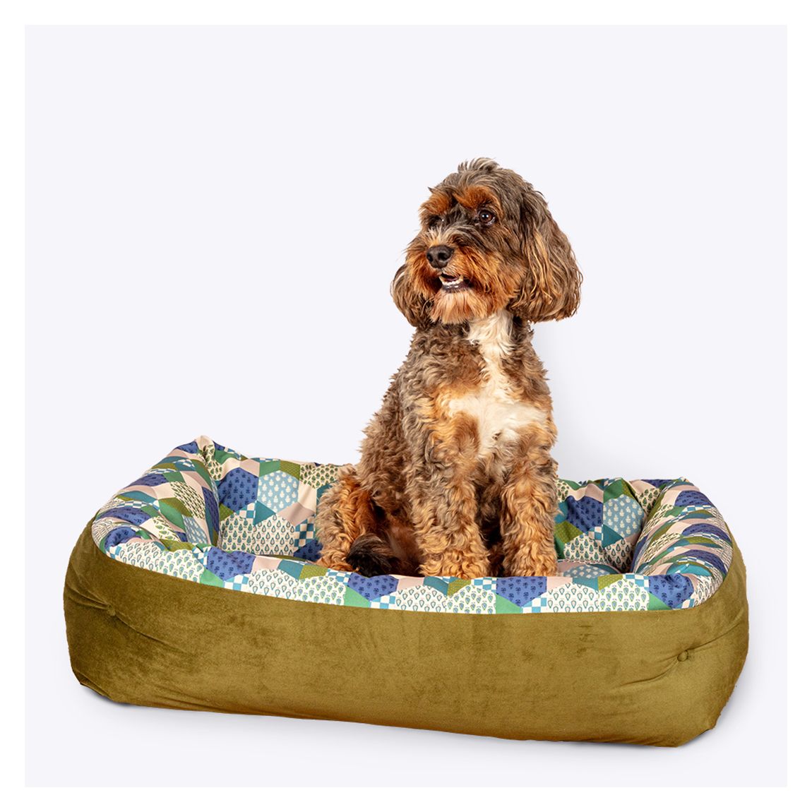 Laura Ashley Thistle Patchwork Lounger Small