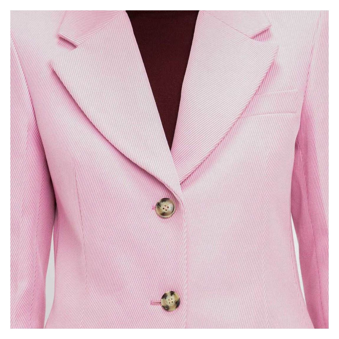 ジャケット VICTORIA BECKHAM Single-breasted blazer jacket Pink Victoria Beckham Single-Breasted Blazer Jacket | THE LIST