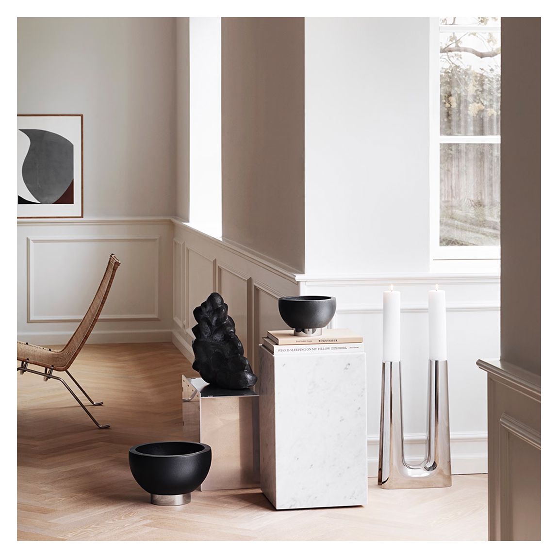 Copenhagen Mirror Candleholder