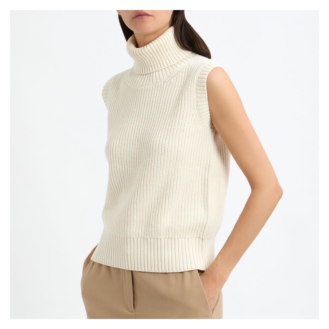 Roll Neck The Frankie Shop Sweater Vest FRANKIE SHOP Knit