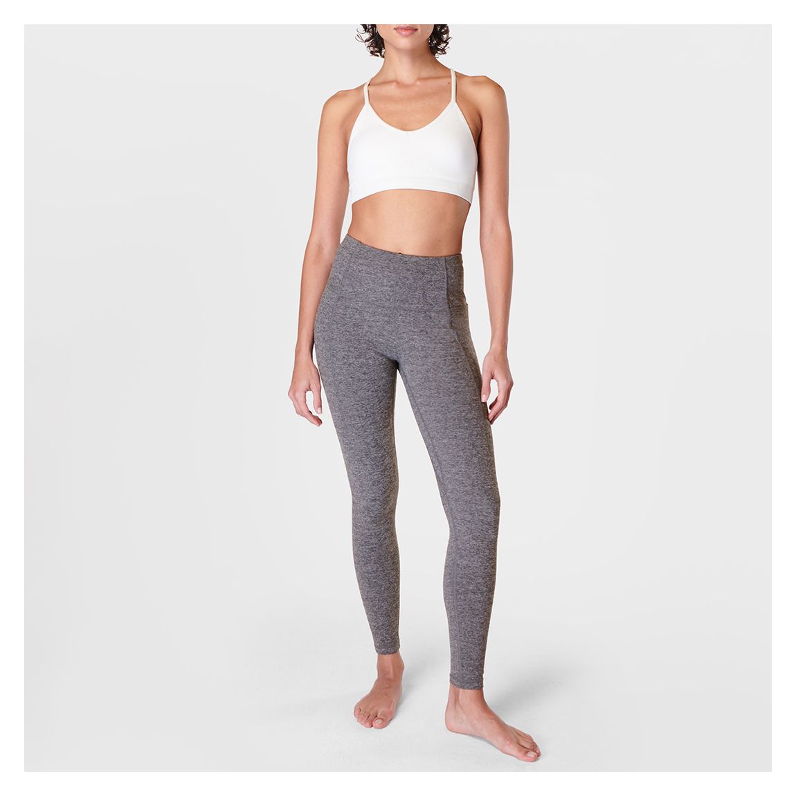Dark Grey Marl Super Soft Yoga Leggings