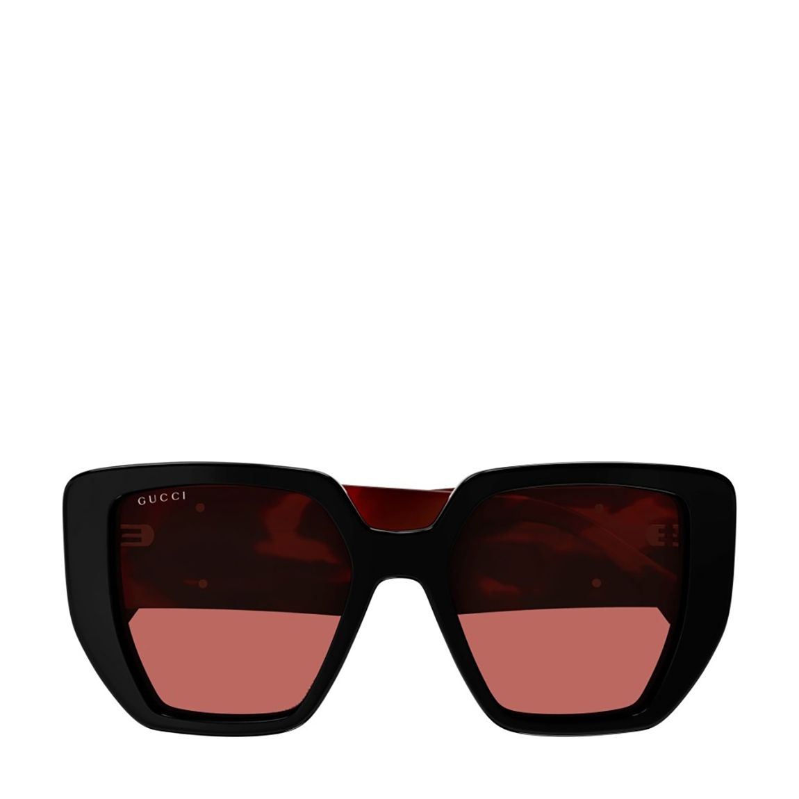 Gucci Women's Black/Orange Gucci Sunglasses 54mm - BrandAlley