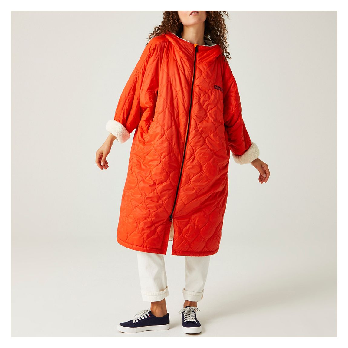 Orange Waterproof Changing Robe