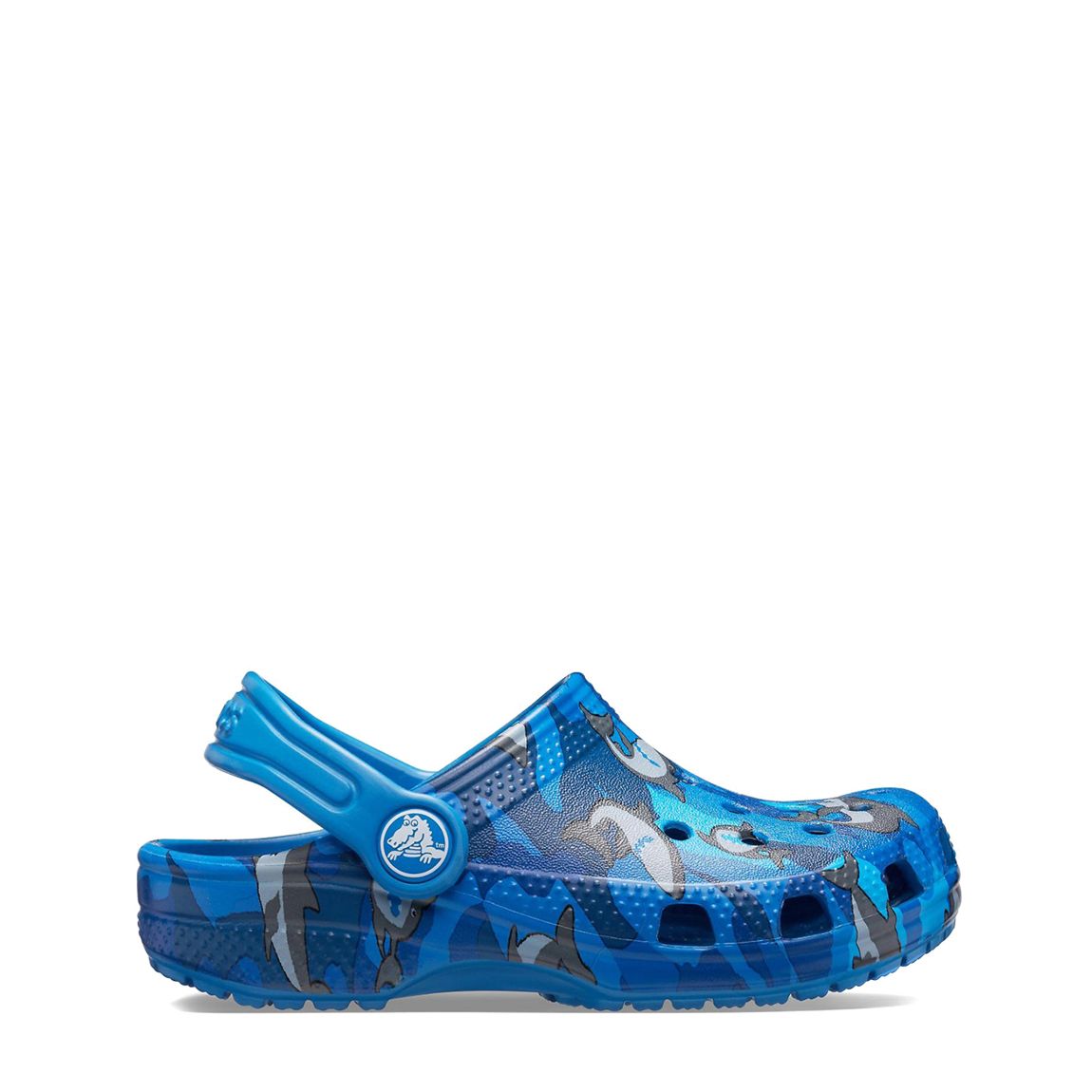 Kid's Blue Camo Clog