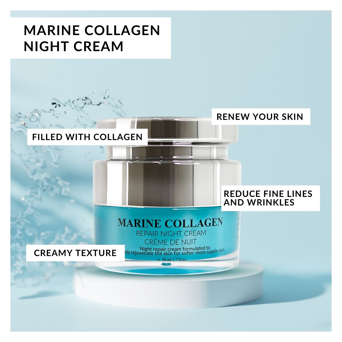 Marine Collagen Night Cream 50Ml