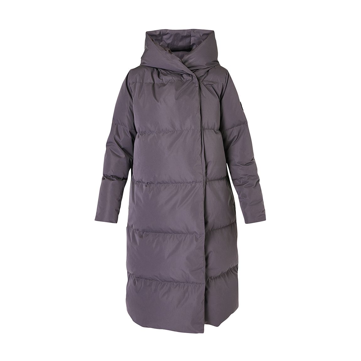 Urban Grey Cocoon Puffa Wrap Coat