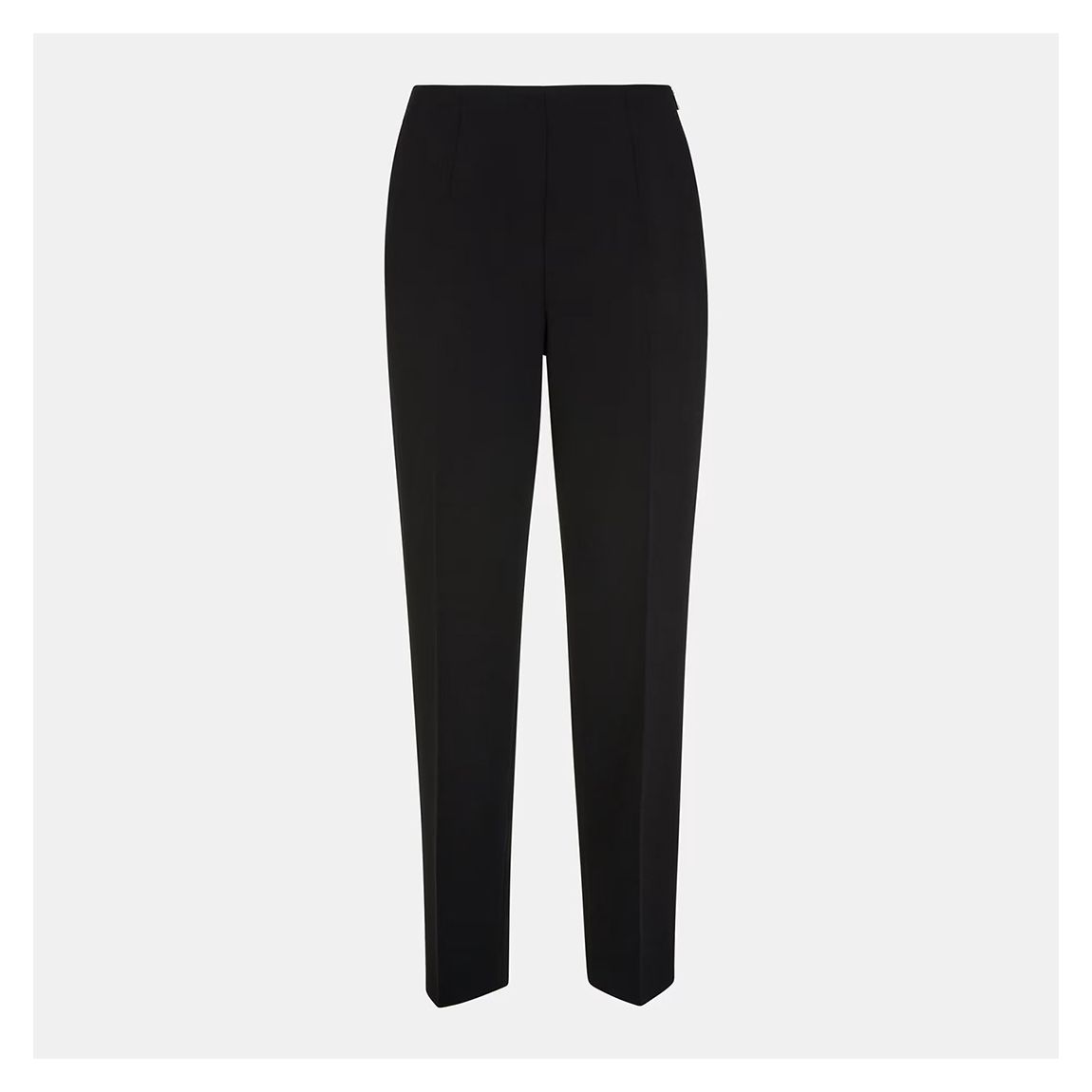 Black Ella Essential Wool Blend Trousers