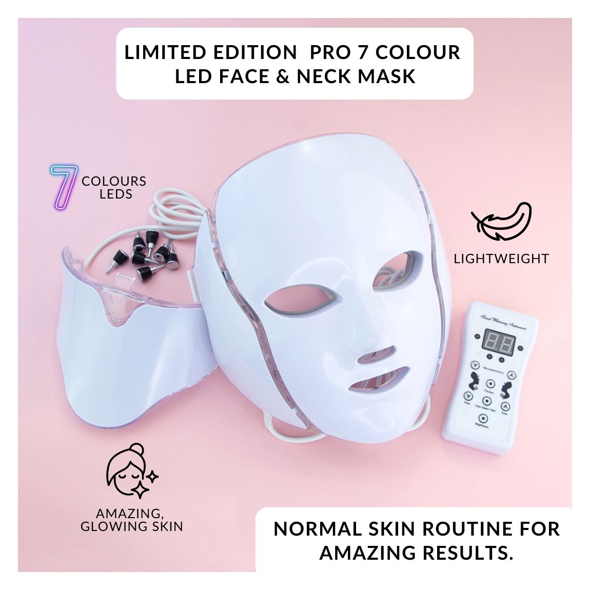 7 Colour Face + Neck Led Mask - Limited Edition