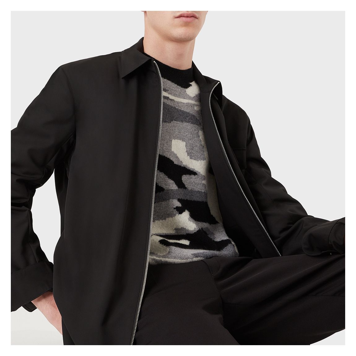 Black Zip Jacket