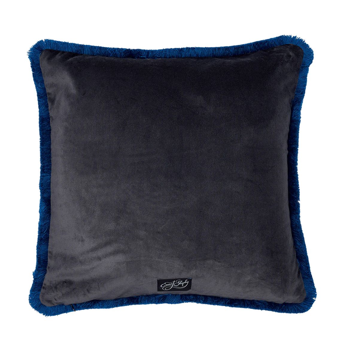 Snow Leopard Luxury Velvet Cushion 46x46cm, Berry