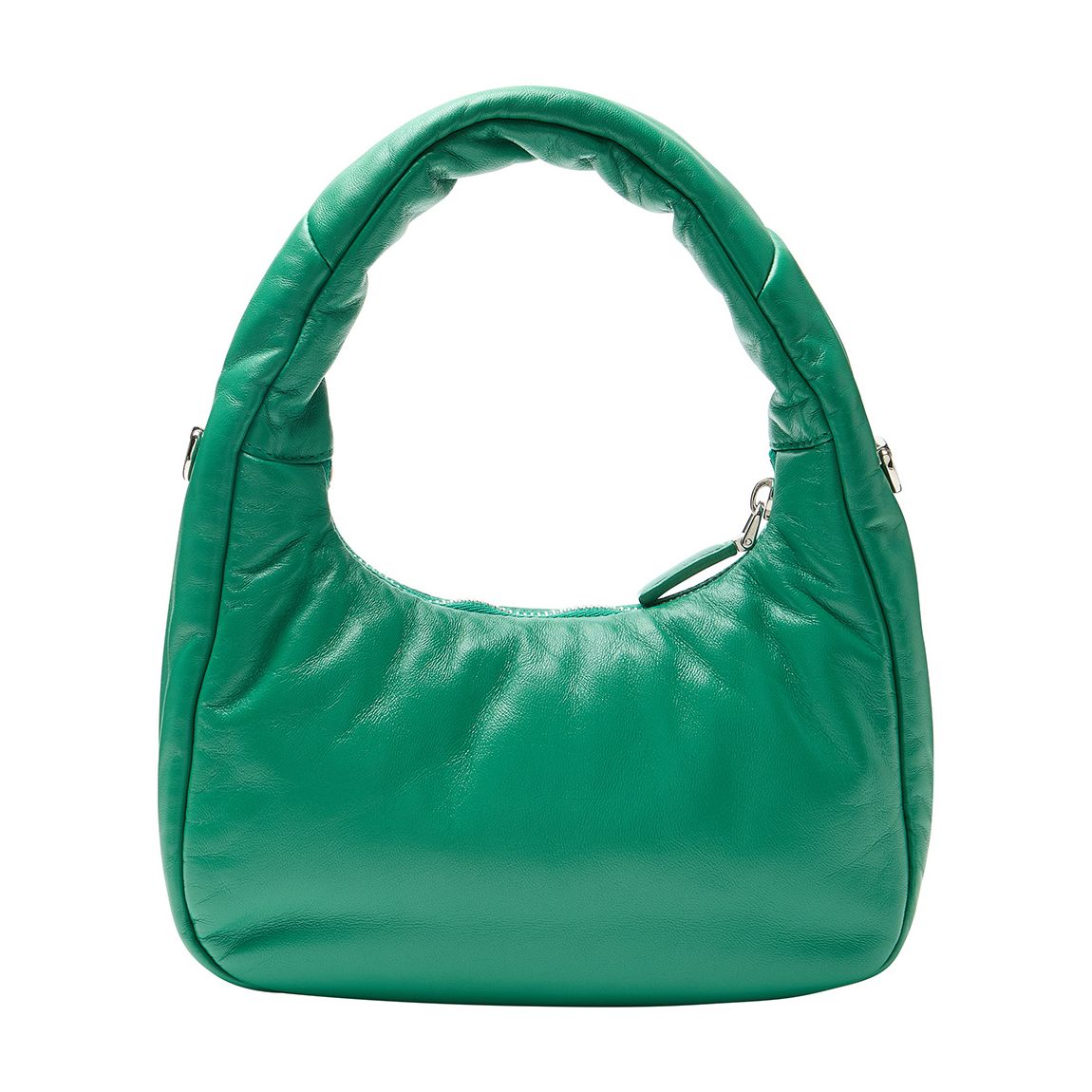 Green Soft Padded Nappa Leather Mini Bag