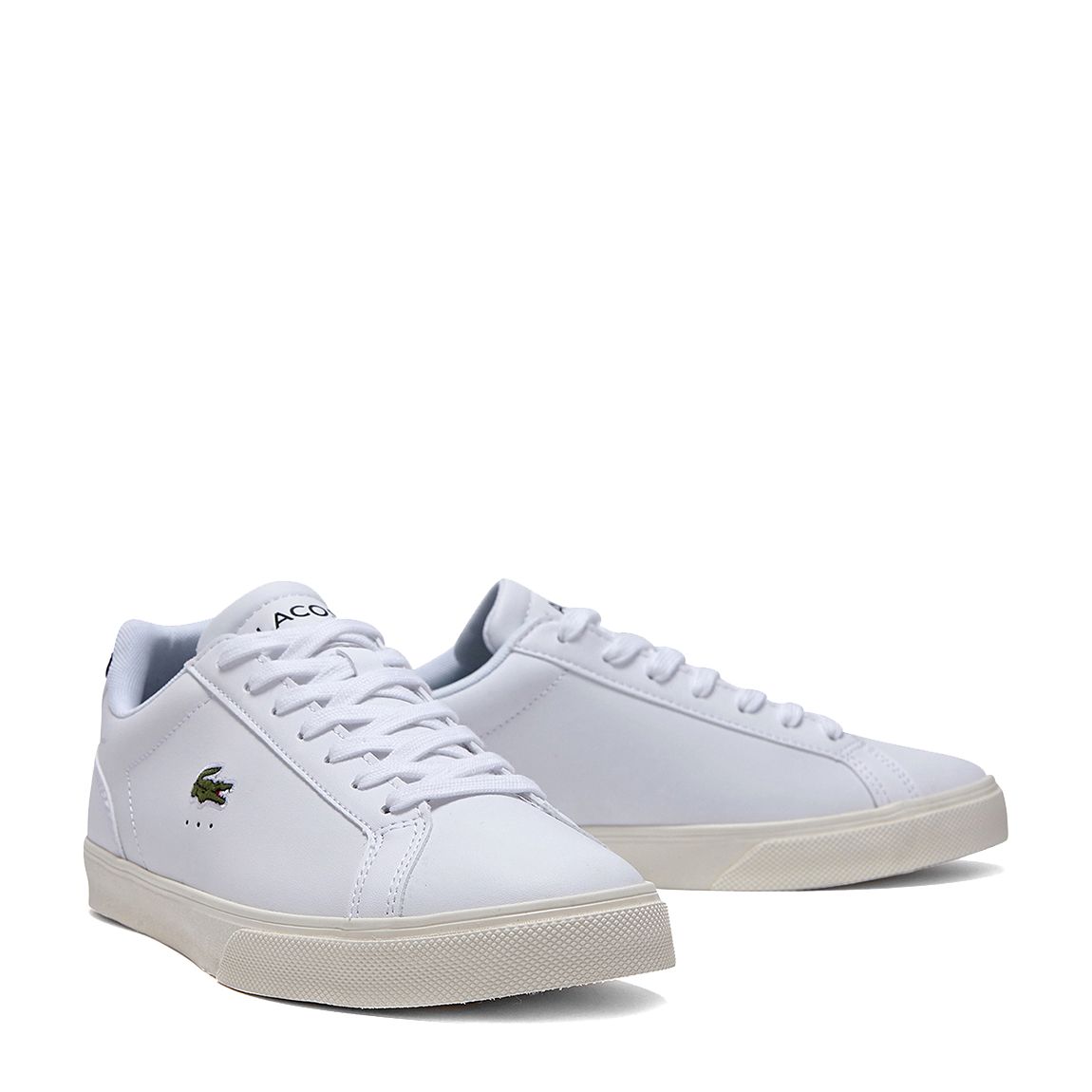 Men's White/Green Lerond Pro Leather Trainers