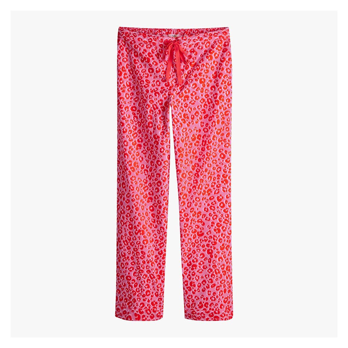 Pink Leopard Liv Cotton Flannel Pj Trousers