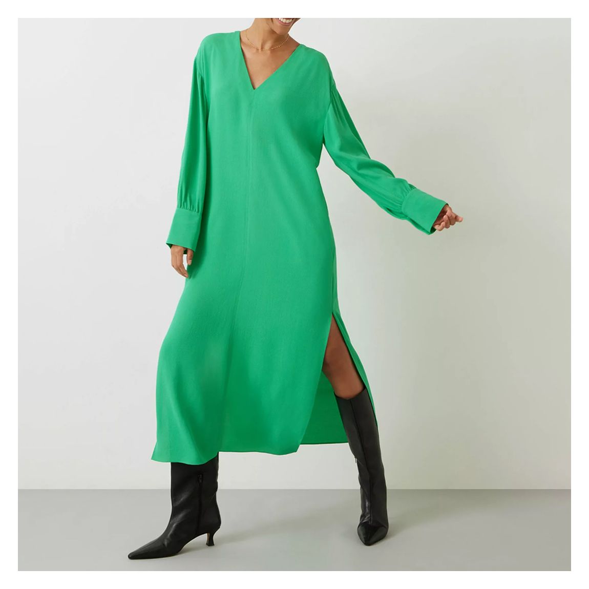 hush Green Lucea Maxi Dress - BrandAlley