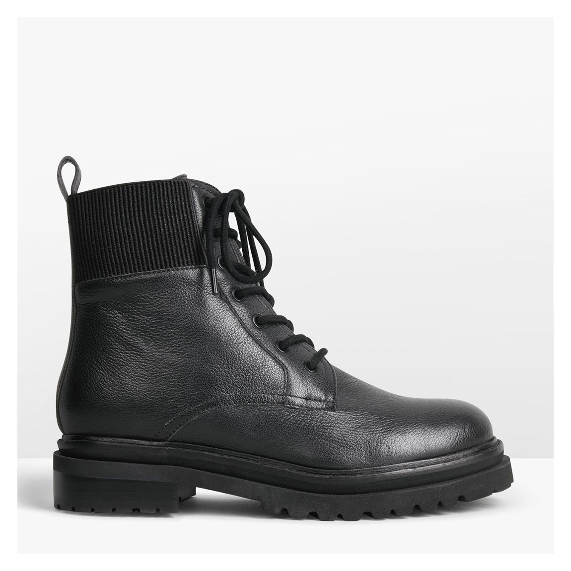 Black Trinity Leather Boots
