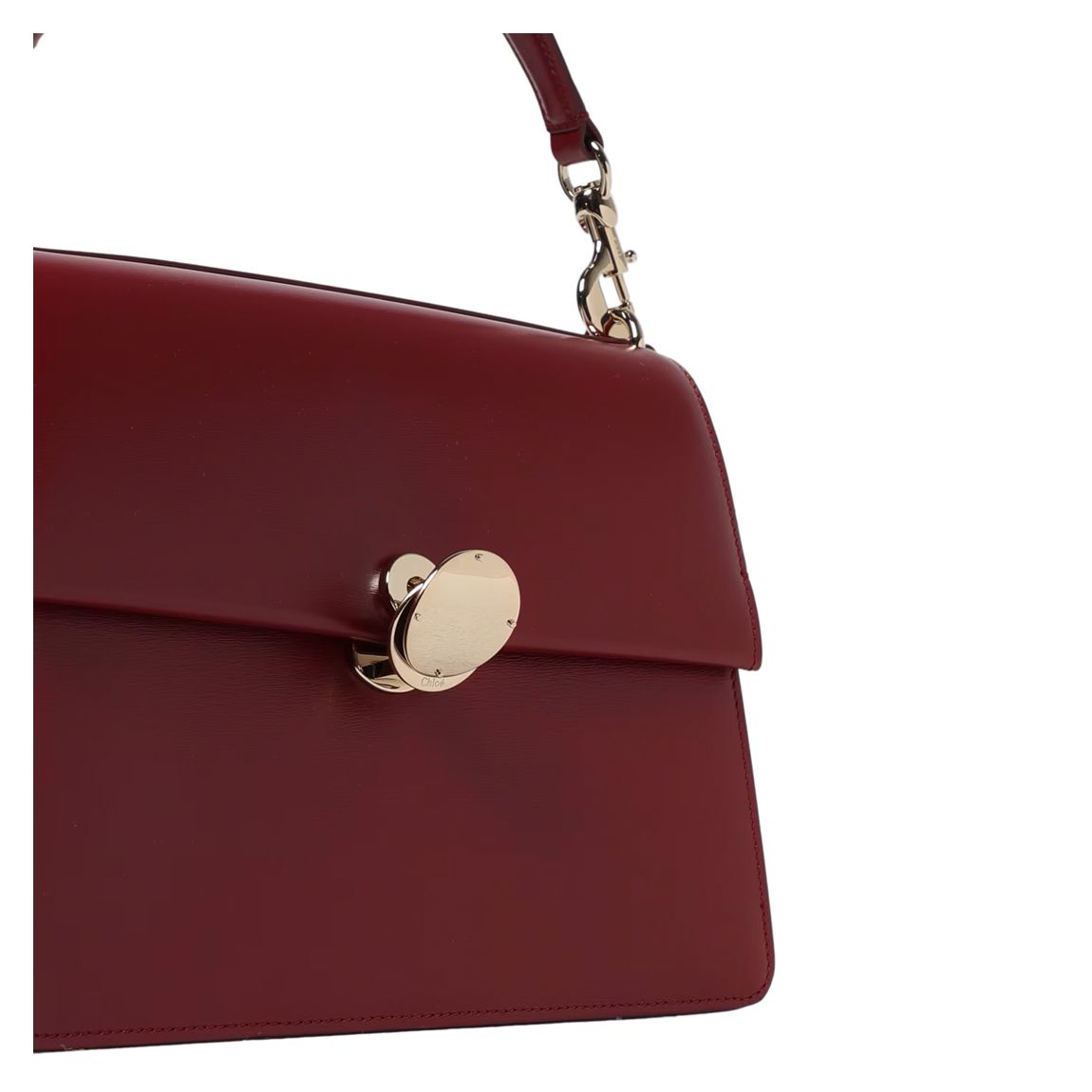 outlet【Chloe】Penelope☆Deep Red Medium ハンドバッグ Chloé Deep Red Penelope Medium Top Handle Bag - BrandAlley