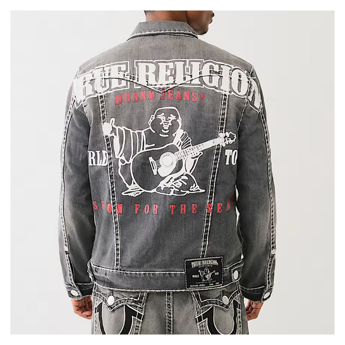 Washed Grey Jimmy Super T Denim Jacket