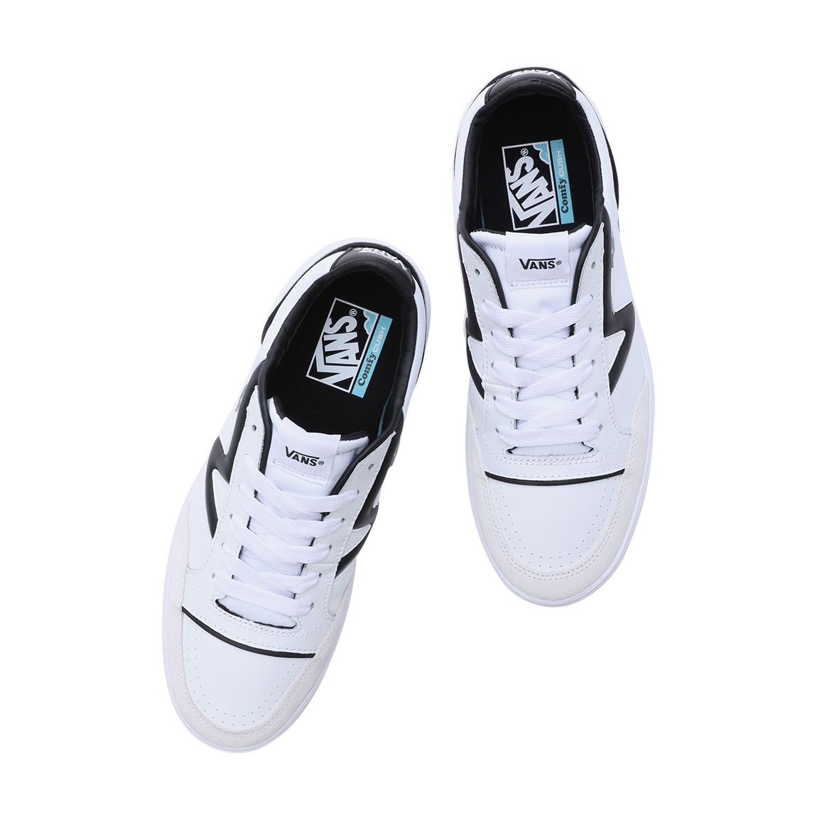 Women's White/Black Lowland ComfyCush Trainers