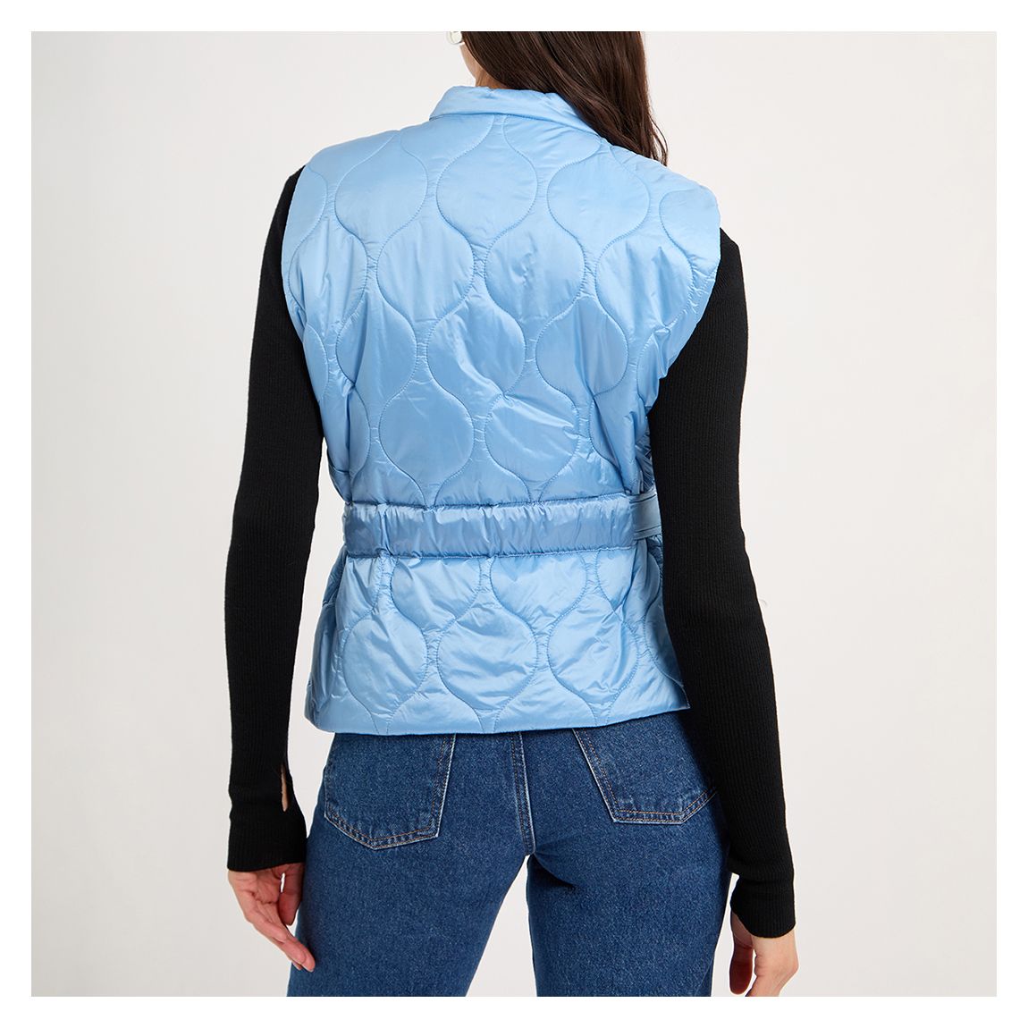 Light Blue Gilet Puffer