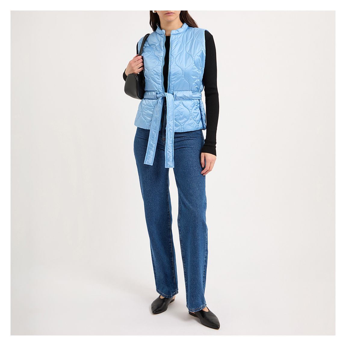 Light Blue Gilet Puffer