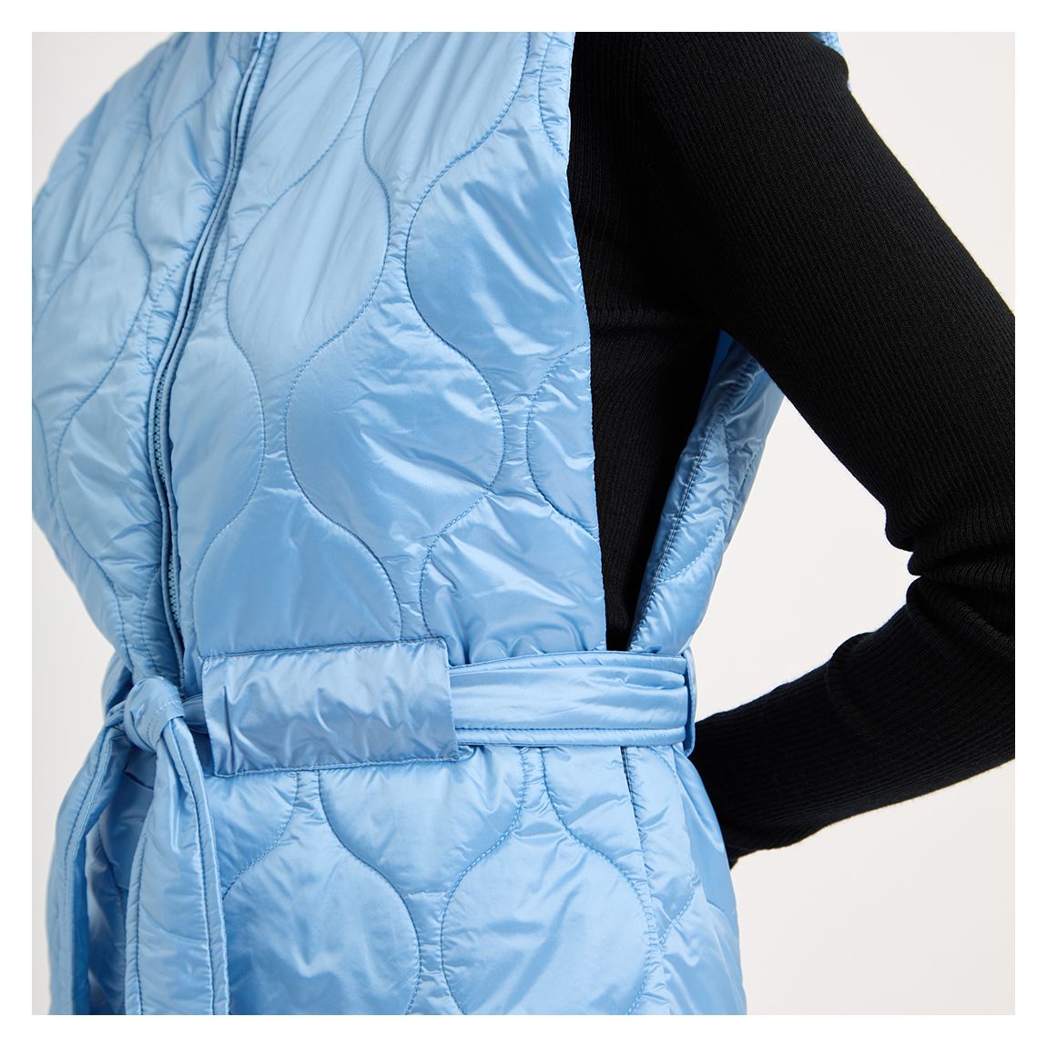 Light Blue Gilet Puffer