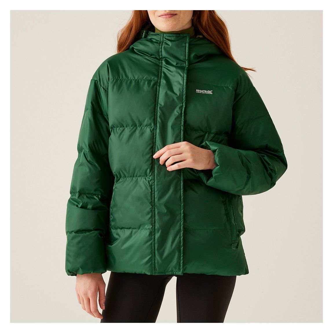 Green Orla Kiely Oversized Coat