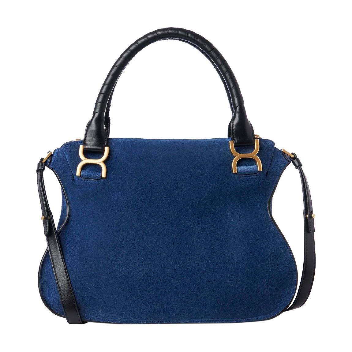 Chloe Marcie Medium Double Carry Deep Denim