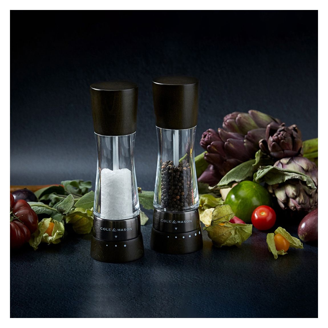 Derwent Black Salt &amp; Pepper Mill Set