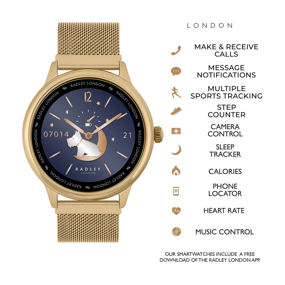 Radley Radley Series 19 Smart Calling Watch with