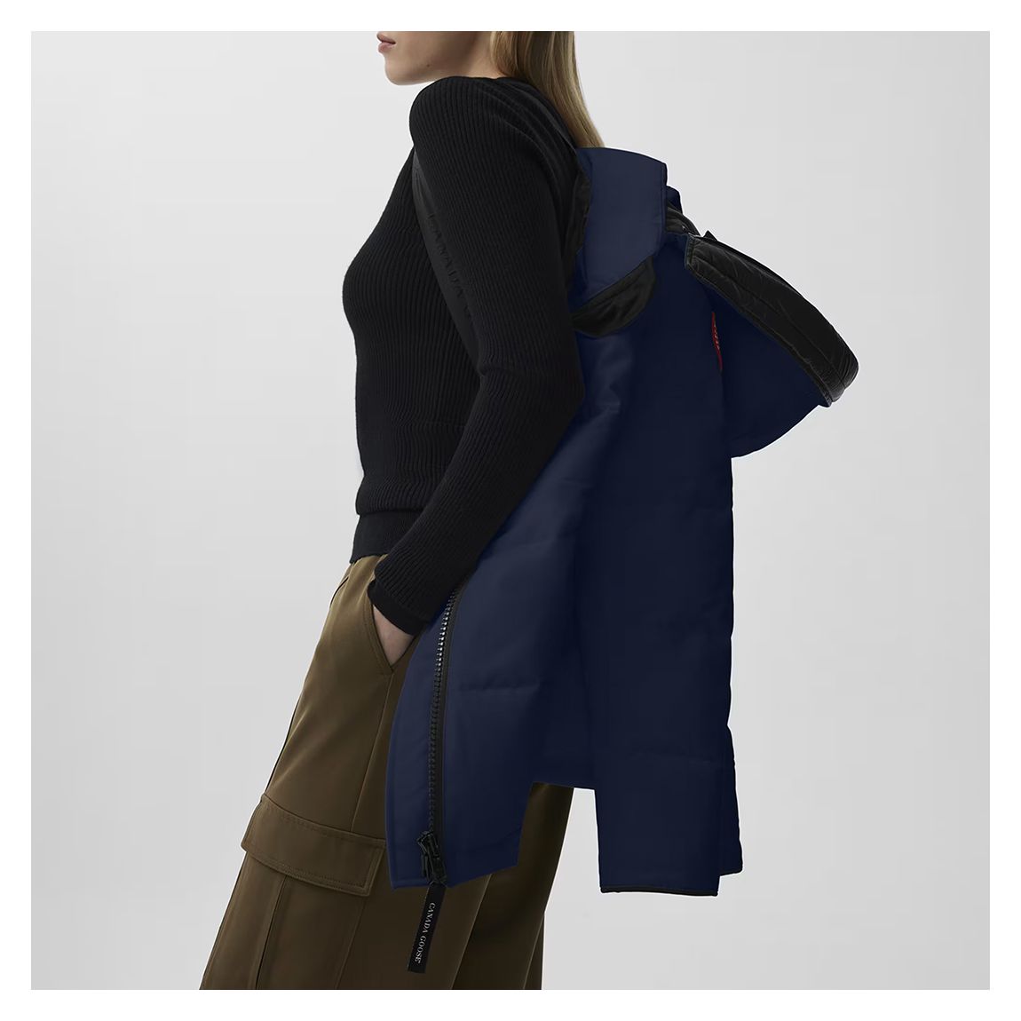 Women's Navy Chelsea Parka Coat