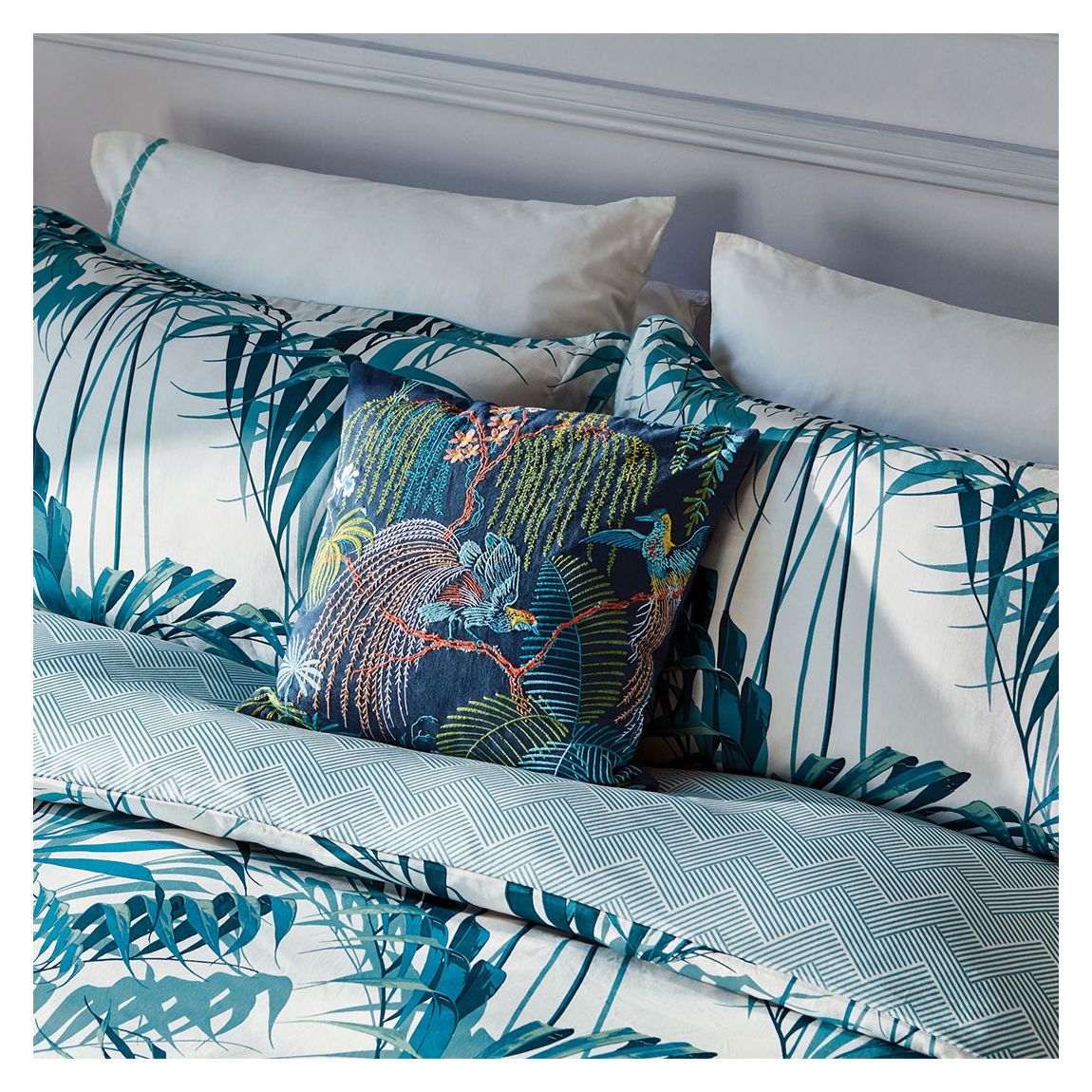 Palmhouse Cover Set Double, Eucalyptus