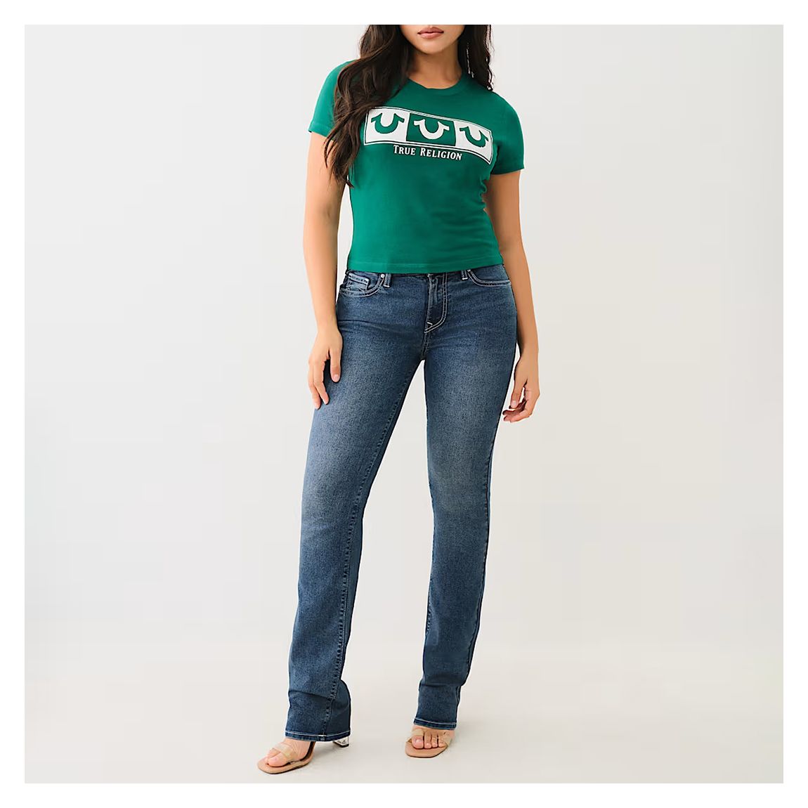 Green Triple Box Baby Cotton T-Shirt