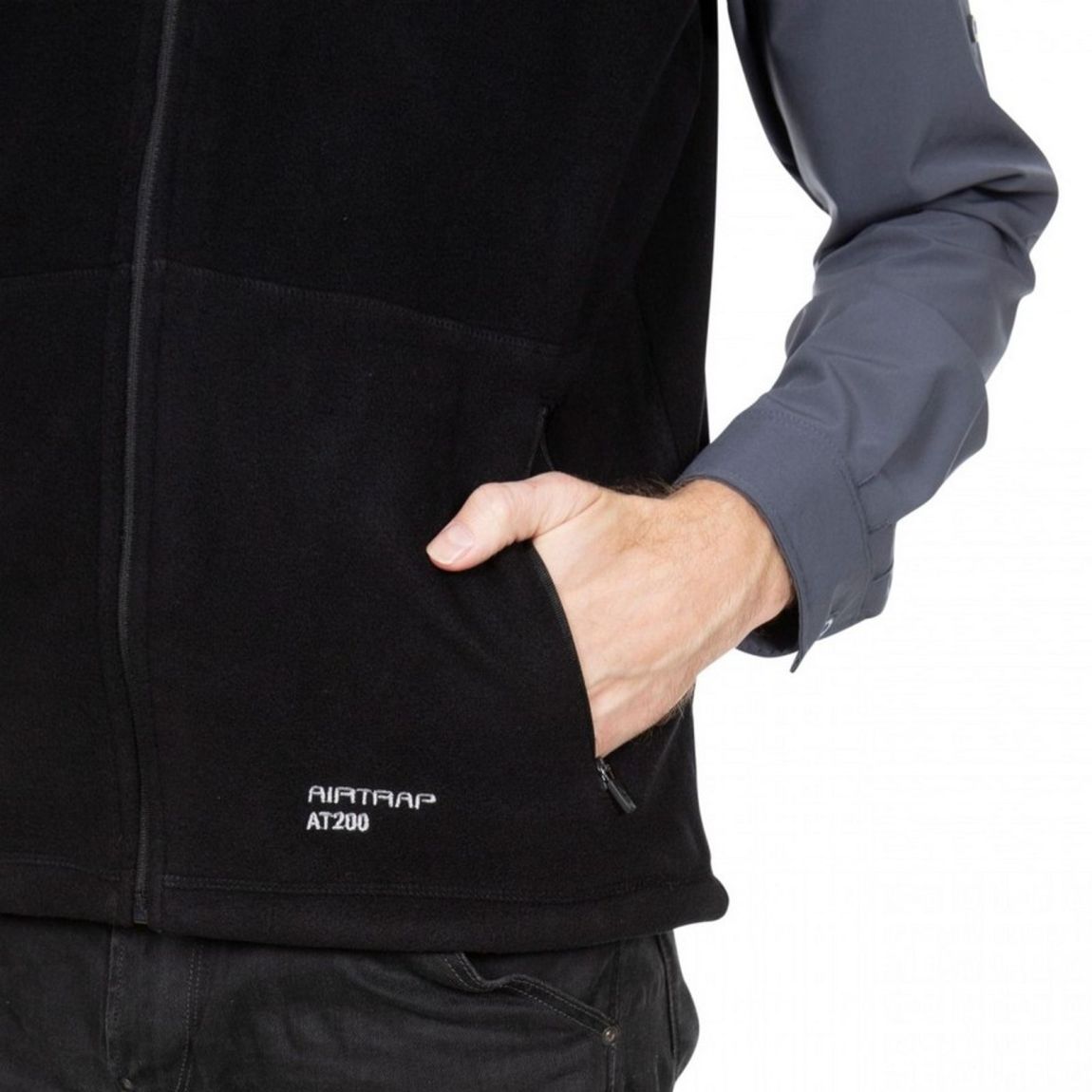 Mens Othos II Full Zip Fleece Gilet Black