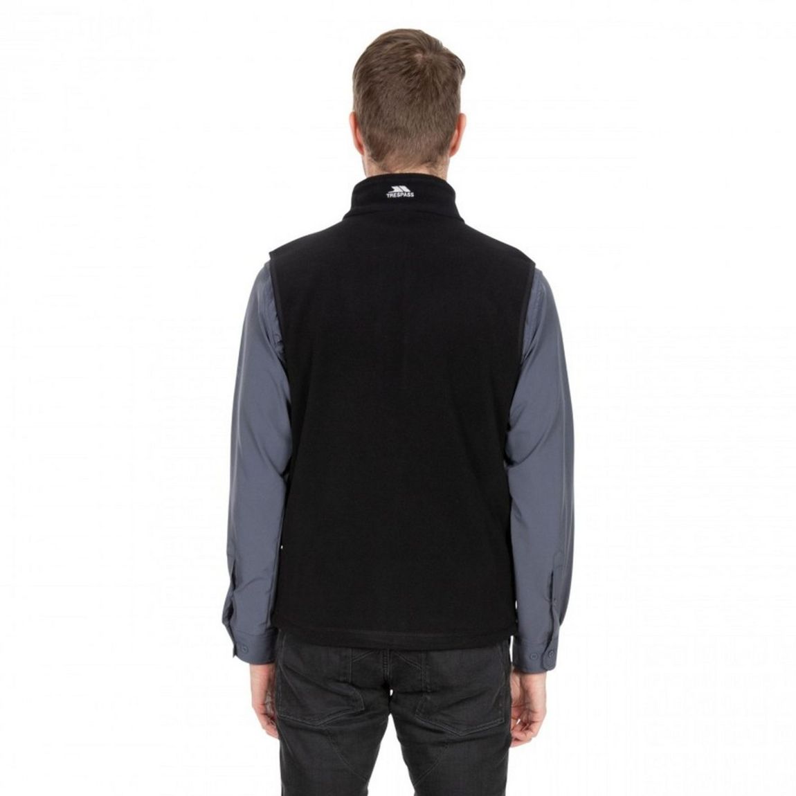 Mens Othos II Full Zip Fleece Gilet Black
