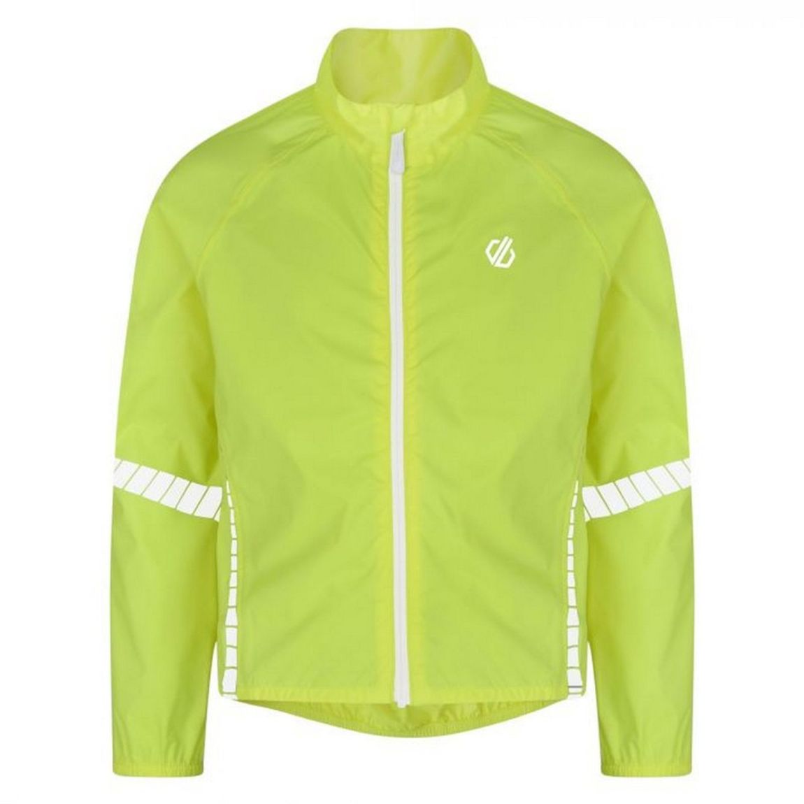 Cycling Jacket Cordial Polyester Fluro Yellow