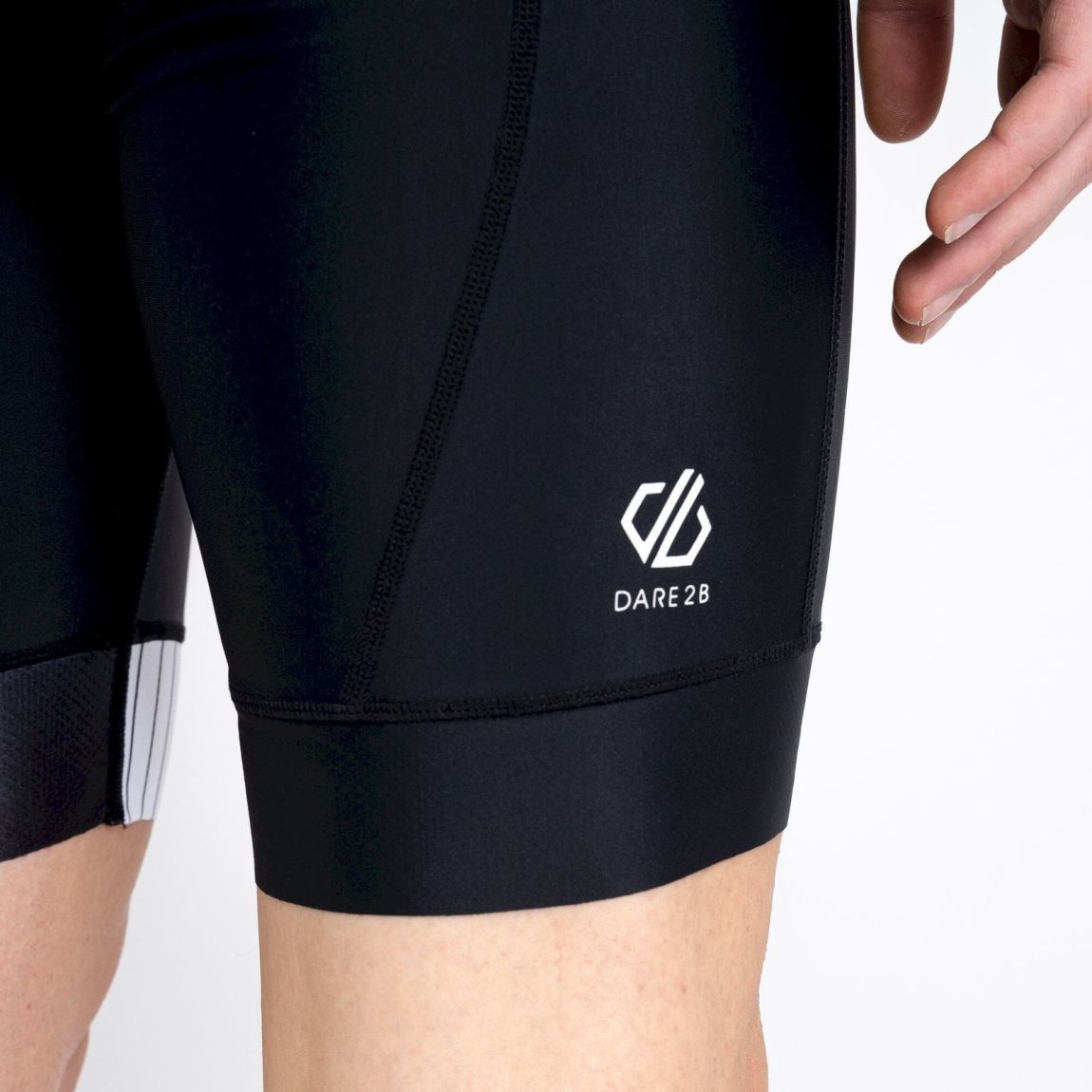 Mens Virtuous Underlined AEP Bibbed Cycling Bib Shorts Black