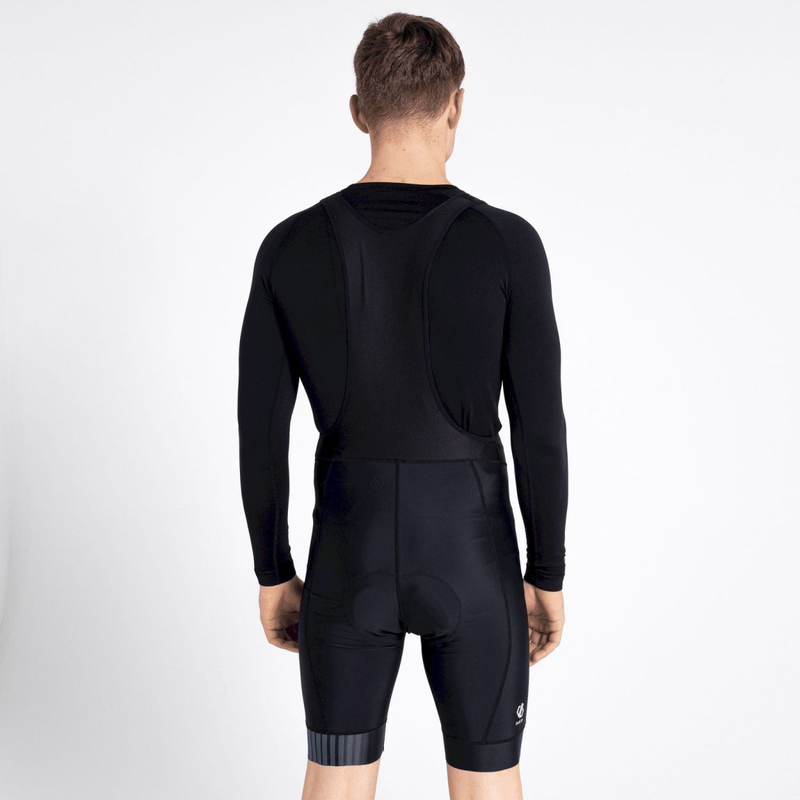 Mens Virtuous Underlined AEP Bibbed Cycling Bib Shorts Black