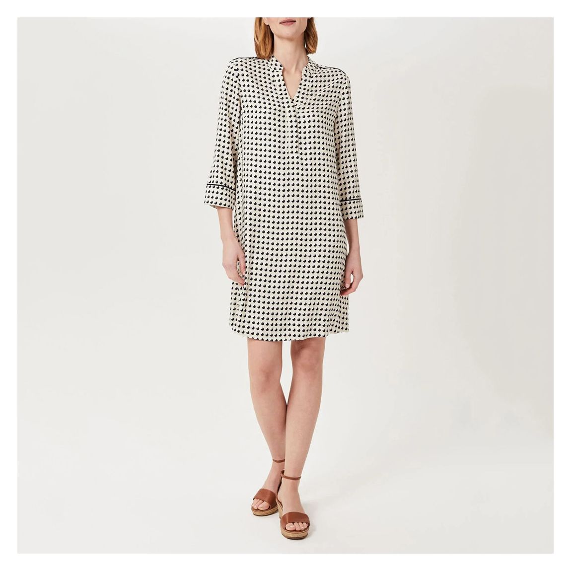 White/Black Amara Tunic Dress