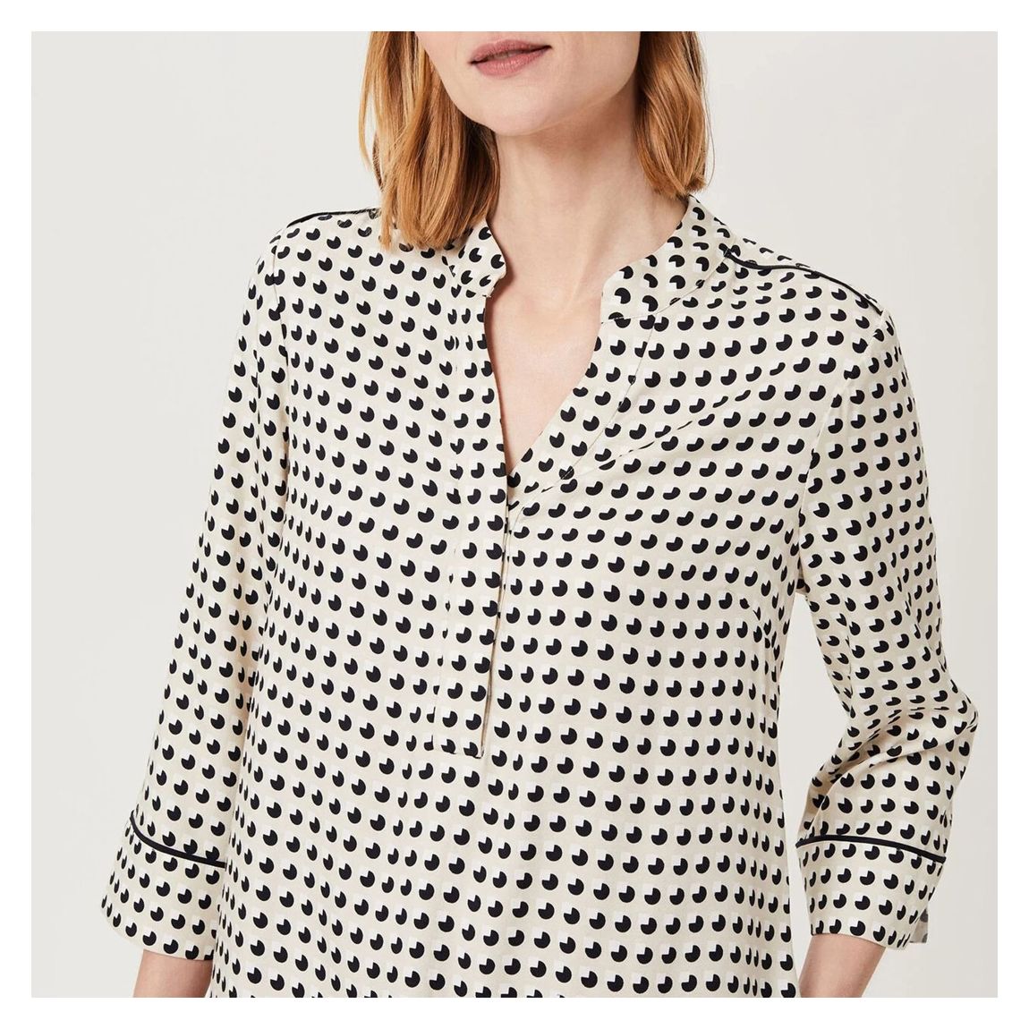 White/Black Amara Tunic Dress