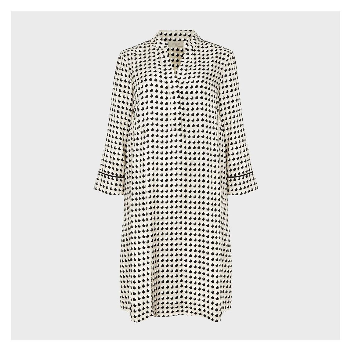 White/Black Amara Tunic Dress