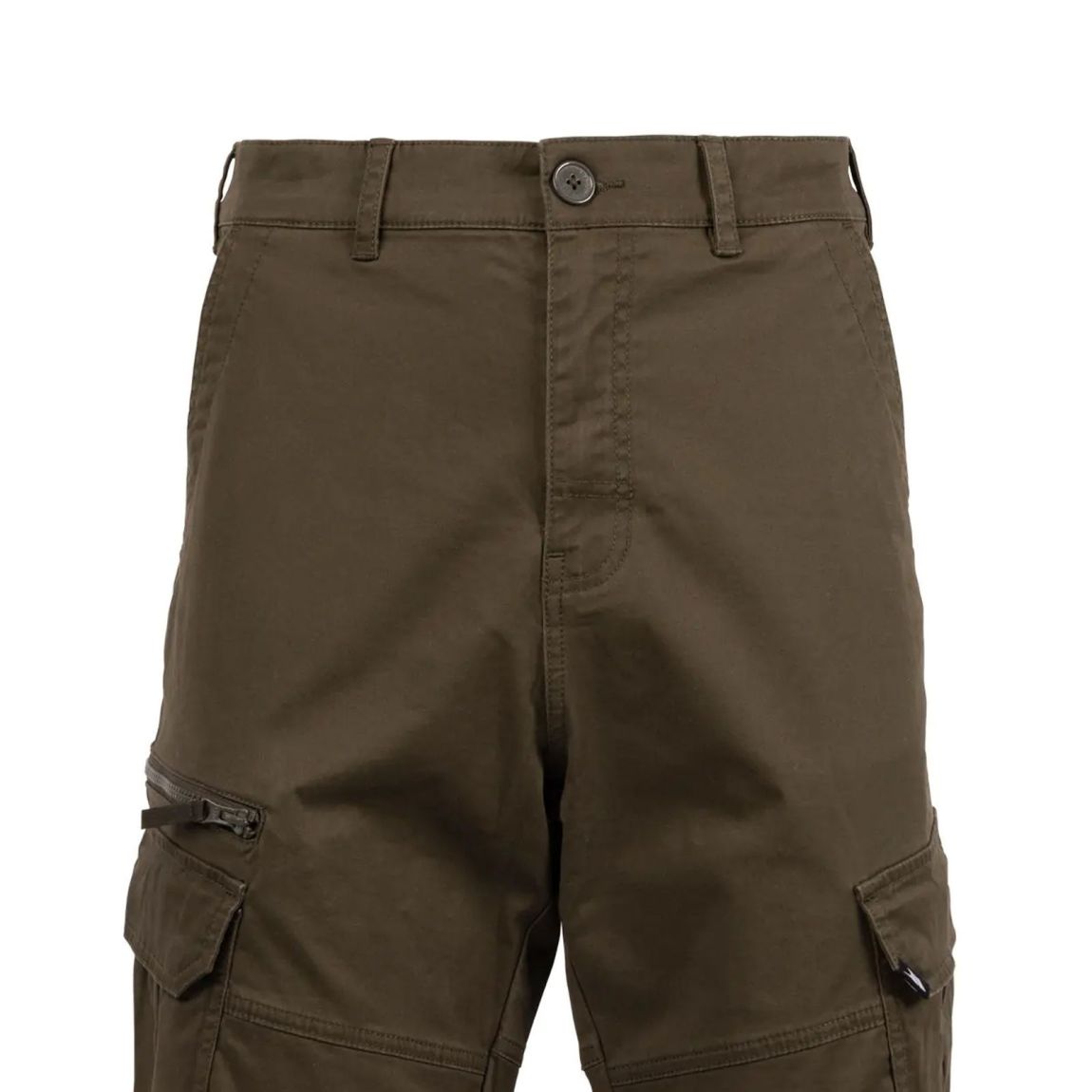 Cargo Trousers Mohalk Cotton Dark Vine