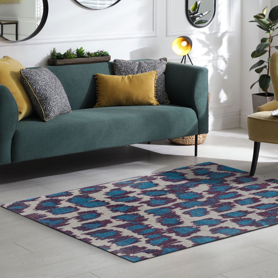 Ikat Blue Duck 170 x 240 cm Rug