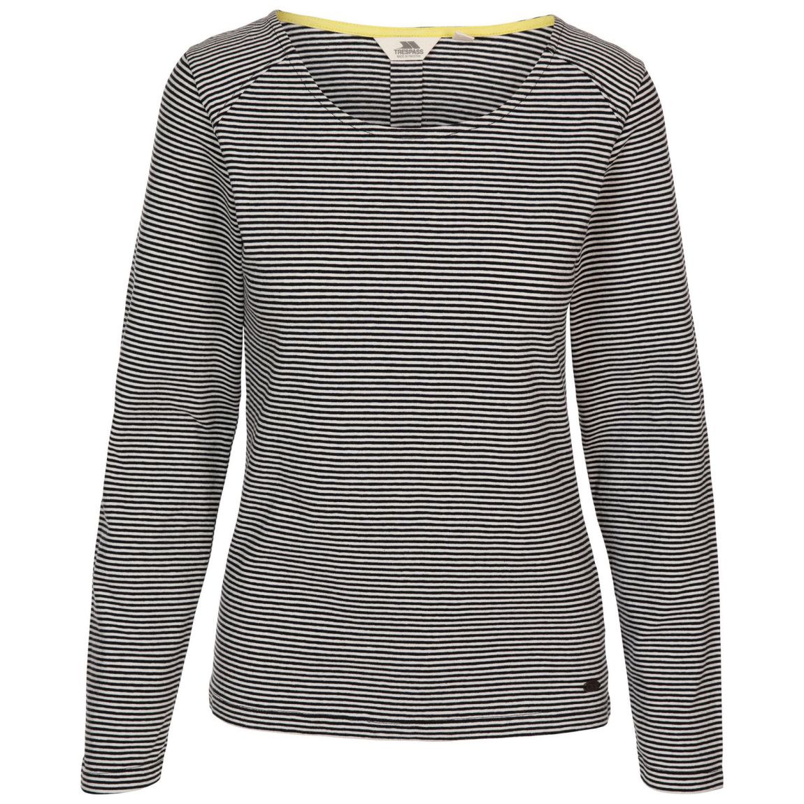 T-Shirt Caribou Cotton Black Stripe