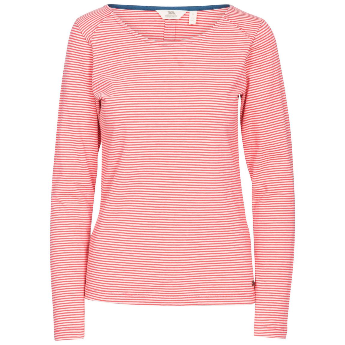 T-Shirt Caribou Cotton Hibiscus Red Stripe