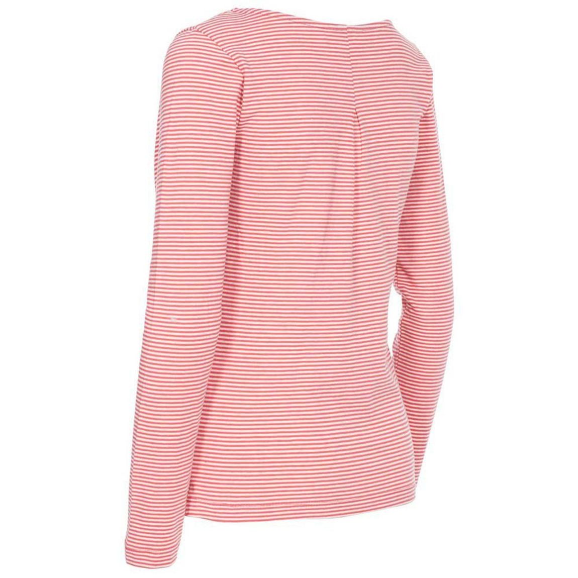 T-Shirt Caribou Cotton Hibiscus Red Stripe