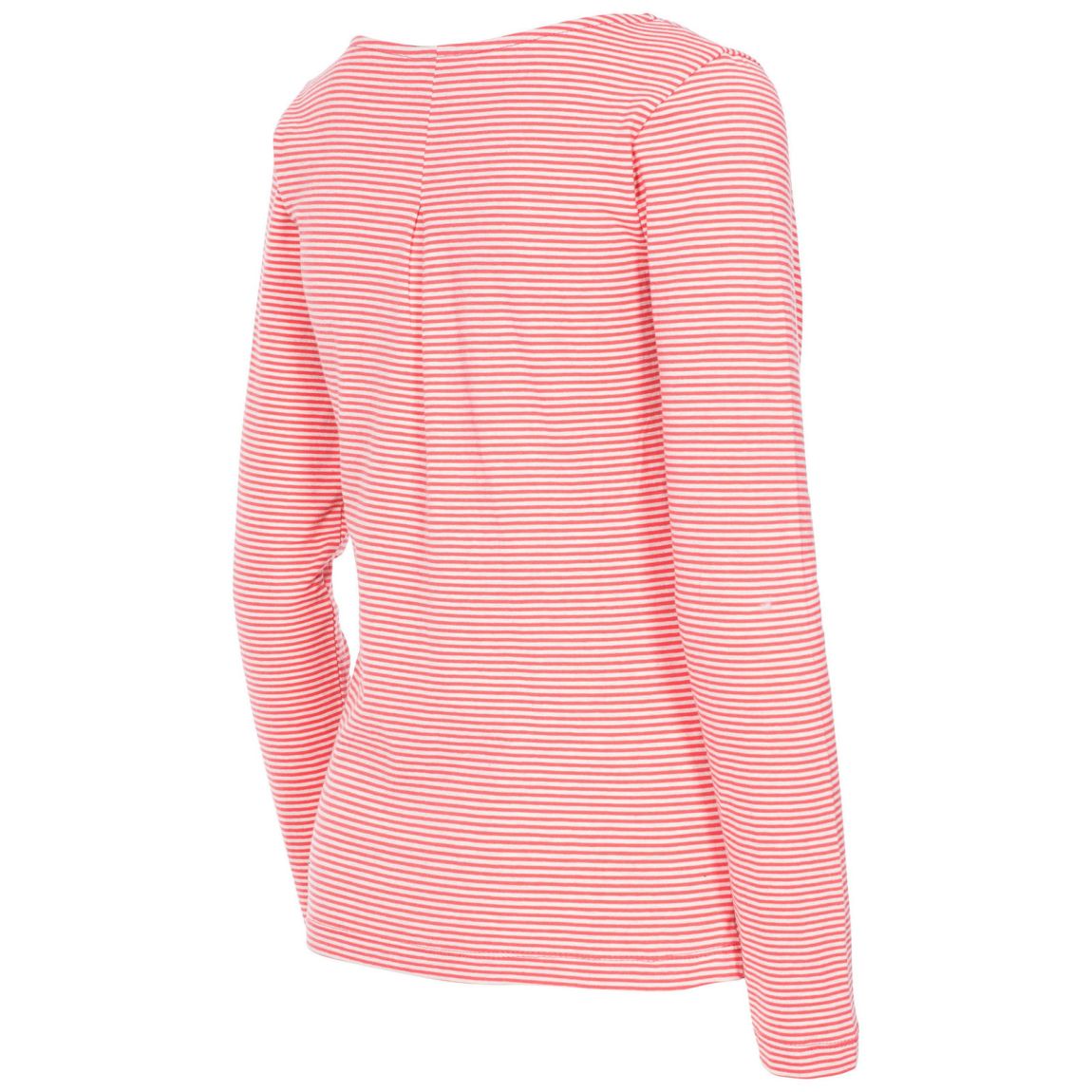 T-Shirt Caribou Cotton Hibiscus Red Stripe