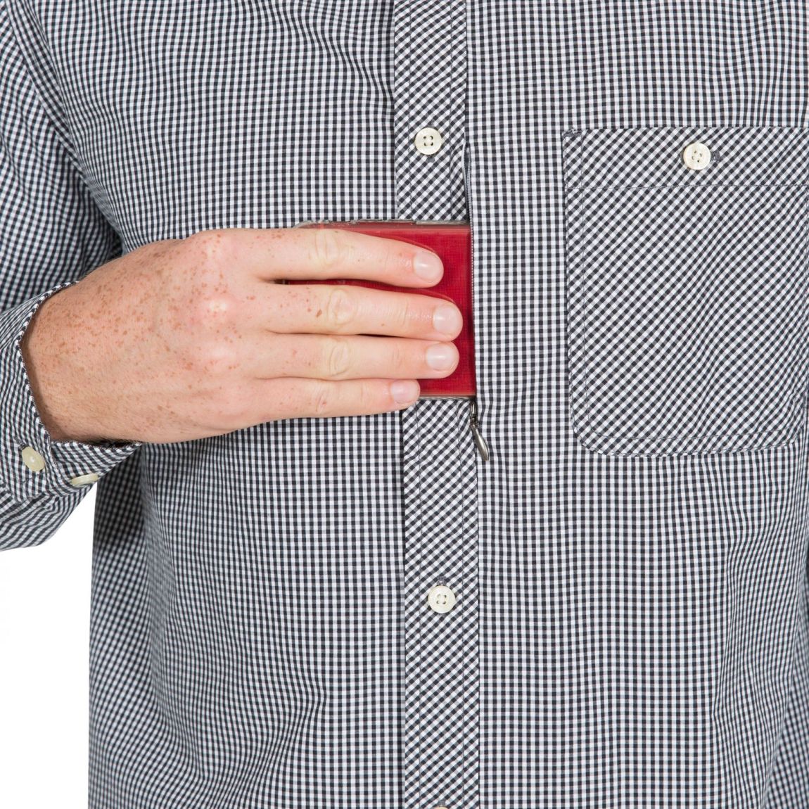 Shirt Yaddlethorpe Cotton Black Gingham