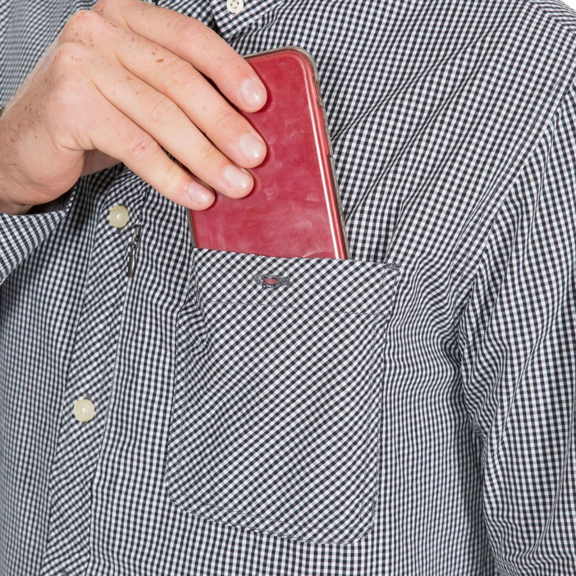 Shirt Yaddlethorpe Cotton Black Gingham