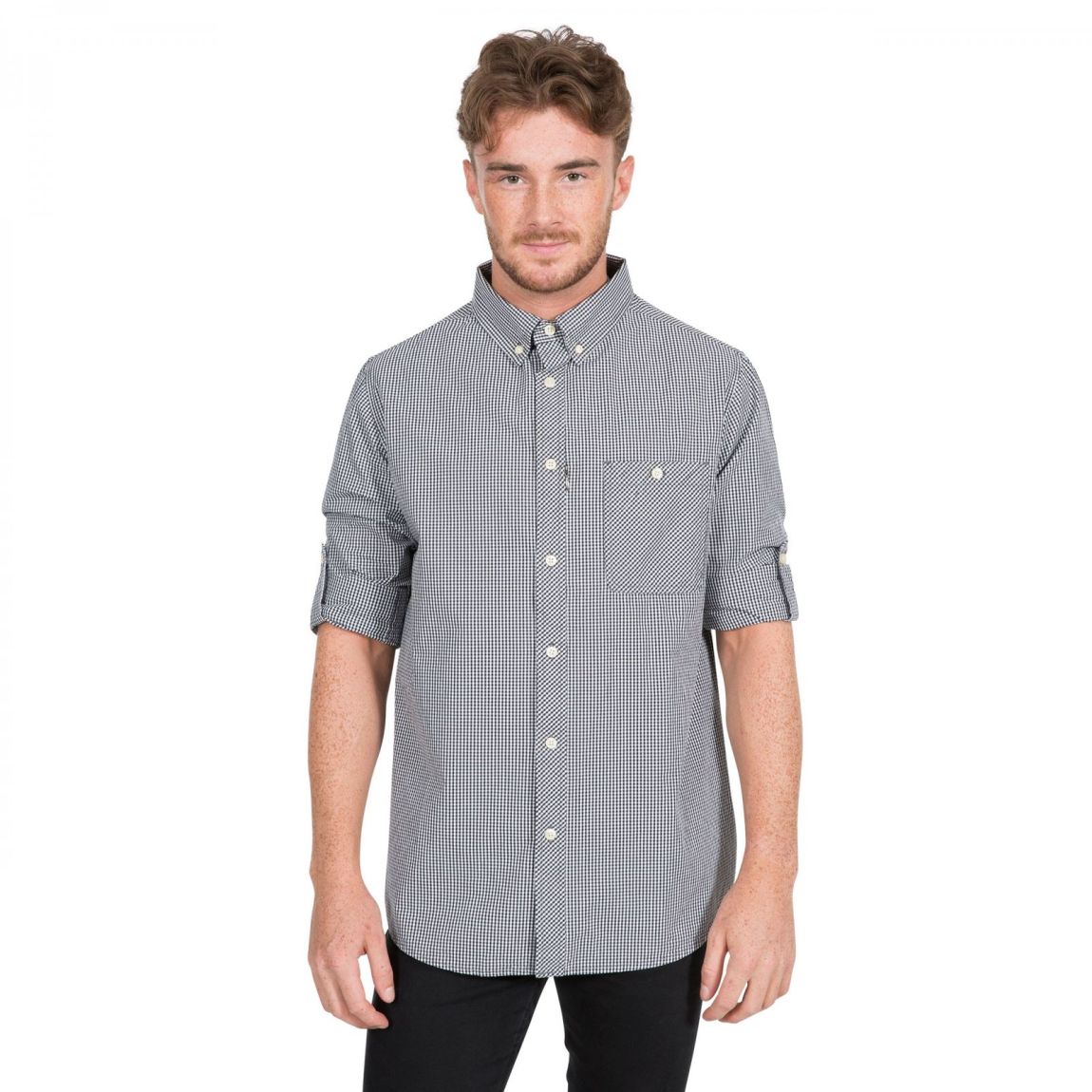 Shirt Yaddlethorpe Cotton Black Gingham