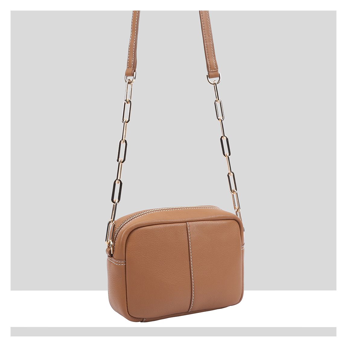 Tan Lukina Crossbody Bag